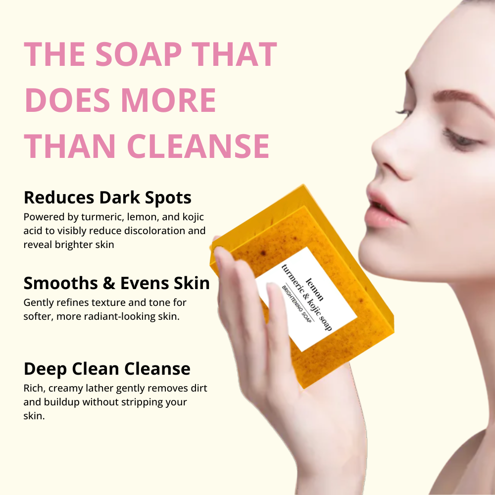 Lemon Turmeric Kojic Acid Soap